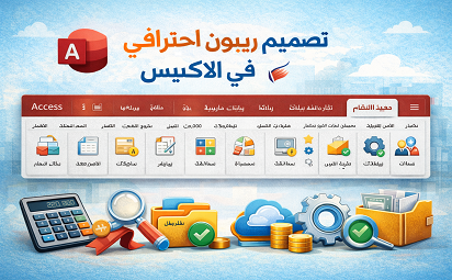 تصميم-شريط-ريبون-احترافي-في-الاكسيس-بايقونات-احترافيه